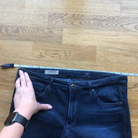 Adriano Goldschmied The Legging Ankle Jeans Dark Wash Size 29 Regular - Picture 8 of 10
